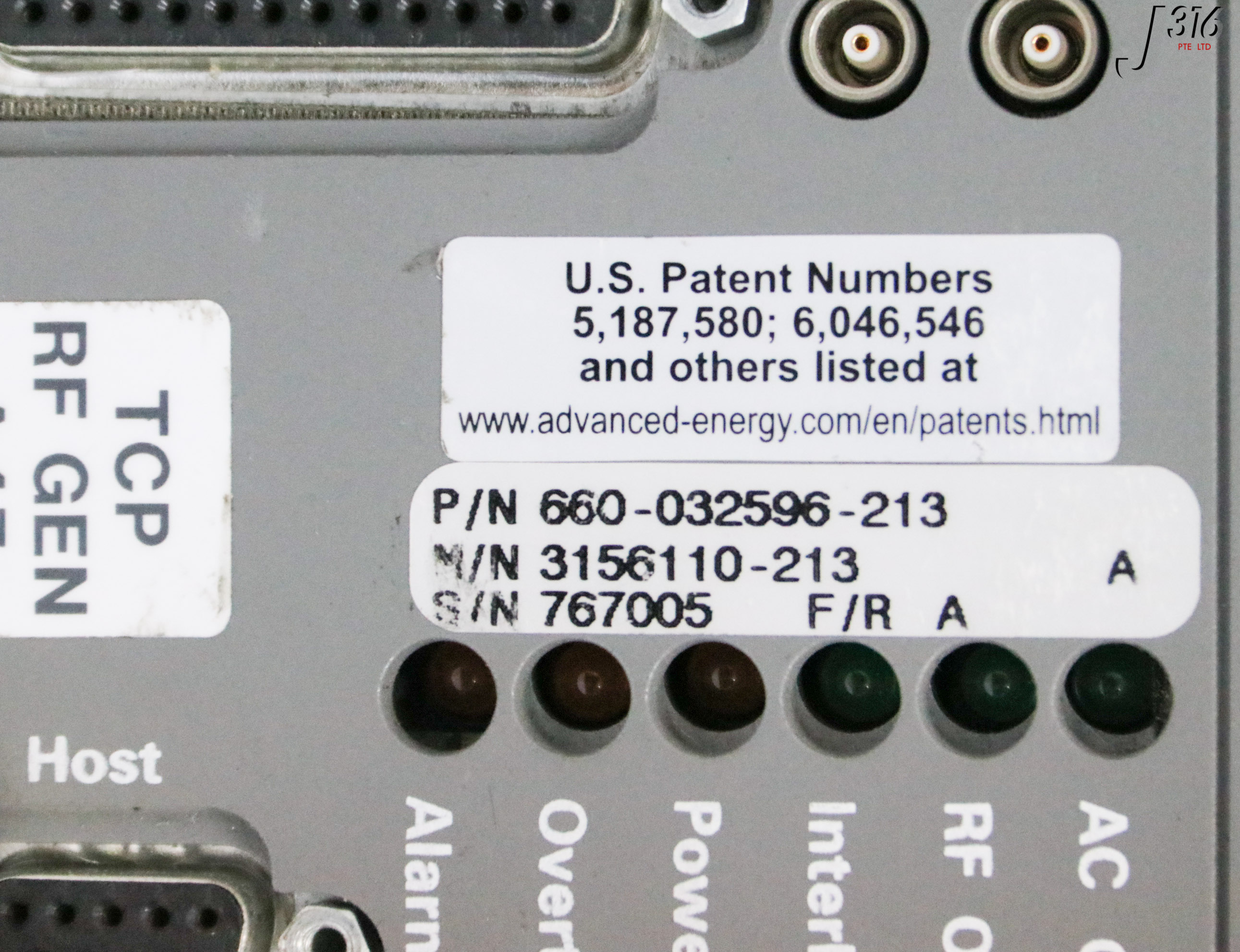 32206 ADVANCED ENERGY APEX 1513 RF GENERATOR, 660-032596-213